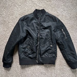 Medium Black Bomber Jacket